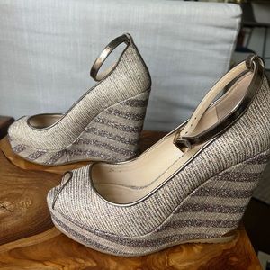 Jimmy Choo Glitter Accents Espadrilles